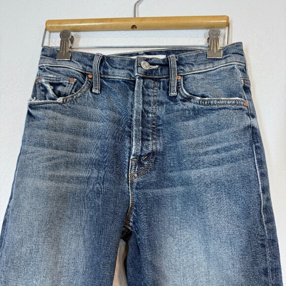 Mother Superior The Tomcat Jeans Button Fly Distressed Size 24 - Picture 4 of 16